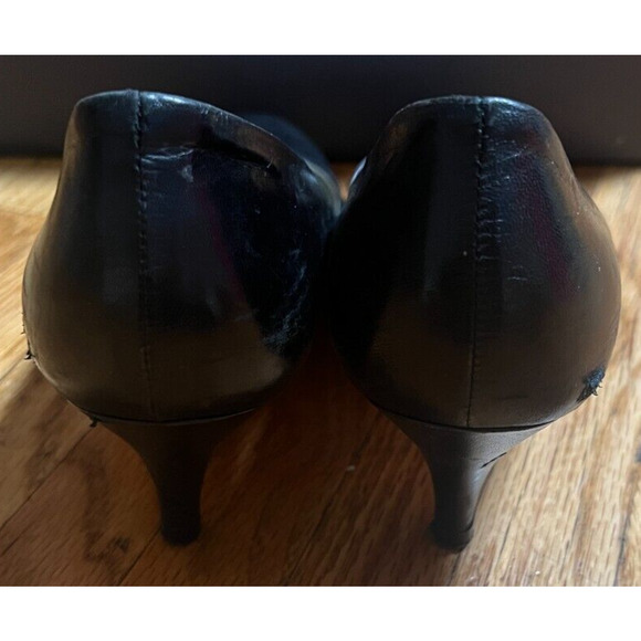 Andrea Carrano Italy 9 Black Mirror Bottom 3" Heels - Picture 4 of 6